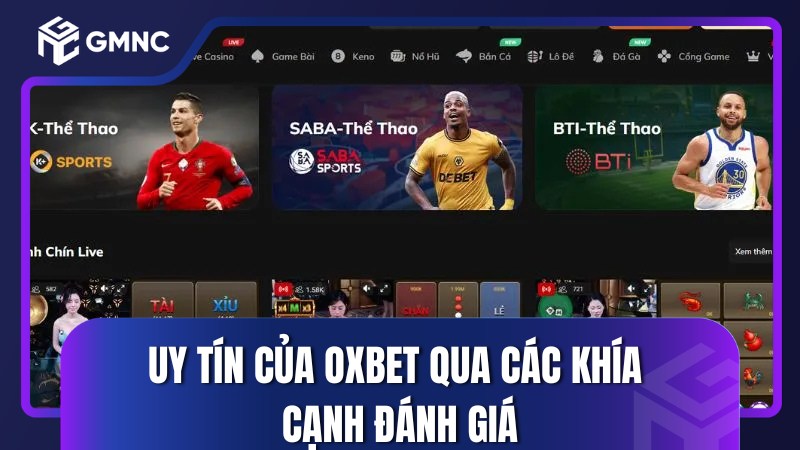 Uy tín của Oxbet qua các khía cạnh đánh giá